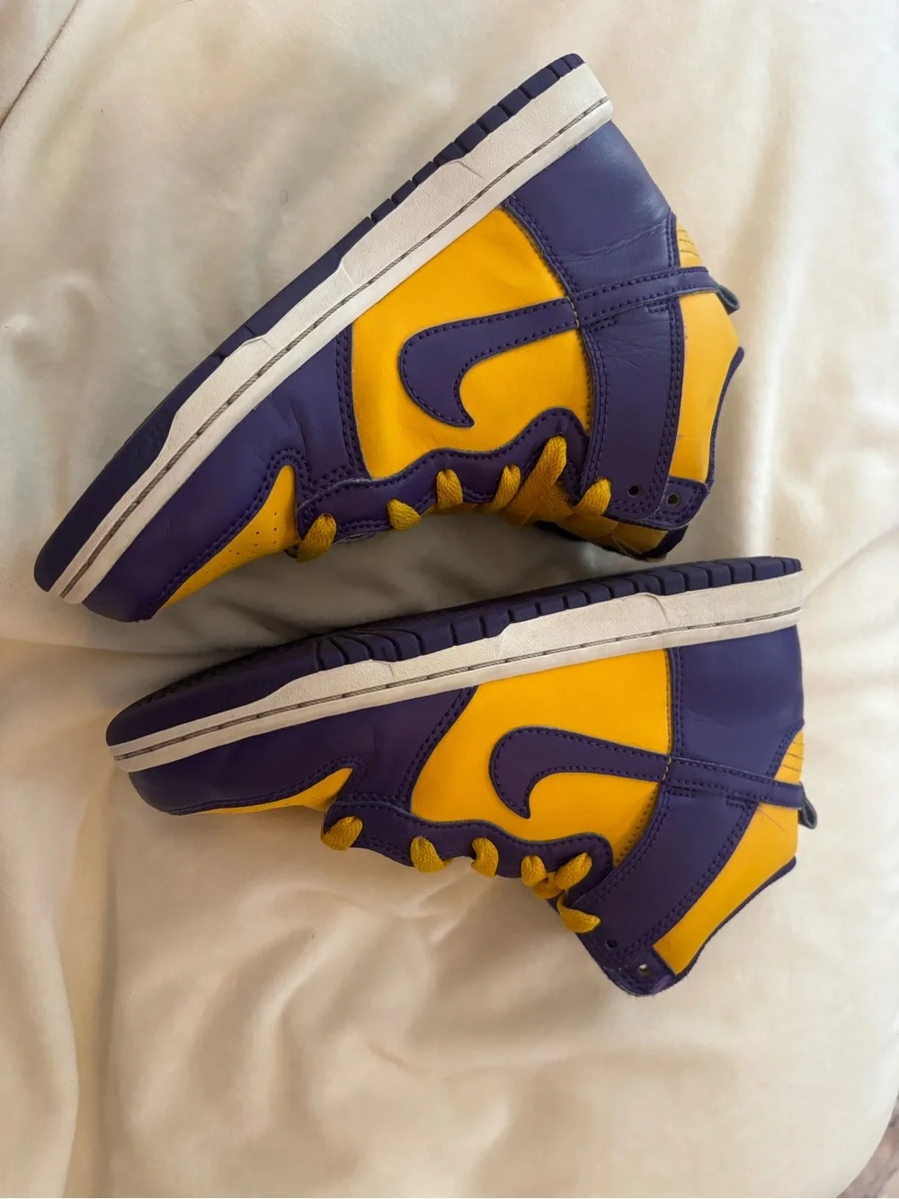 Nike Dunk High Purple & Gold High-Top Sneakers